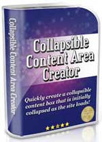 Collapsible Content Area Creator