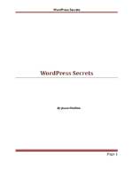 WordPress Secrets